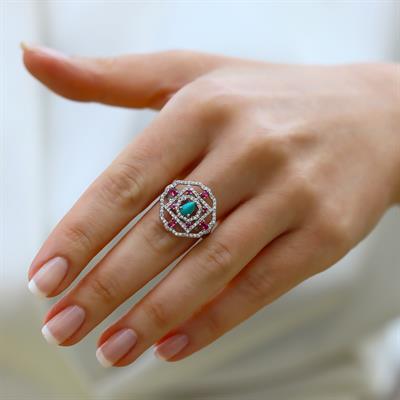 Aria Stone Serisi Gümüş Yüzük