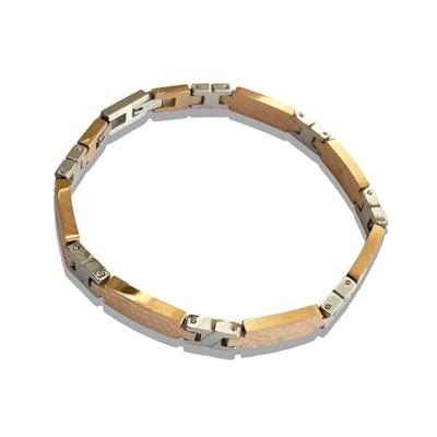 ARS179 Erkek Deri Çelik Bileklik