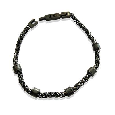 ARS181 Erkek Deri Çelik Bileklik