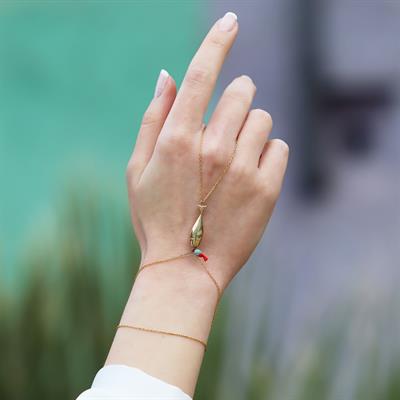 Balık Turkuaz Taşlı Gold Şahmeran