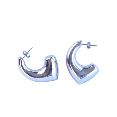 Bombeli P Gümüş Küpe