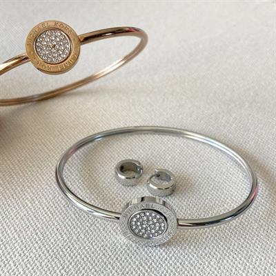 Çift Kelepçe Küpeli Çelik Kombin Set