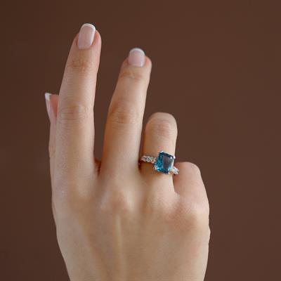 Creatif Tanzanit Taşlı Red Collection Gümüş Yüzük