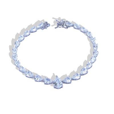 Damla Taşlı Gümüş Bileklik