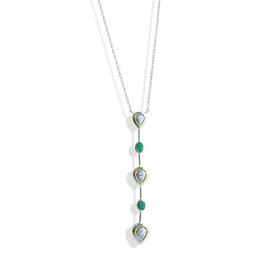 Damla Trend Gold Gümüş Kolye