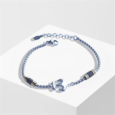 Deniz Çapalı Gold Silver Çelik Erkek Bileklik