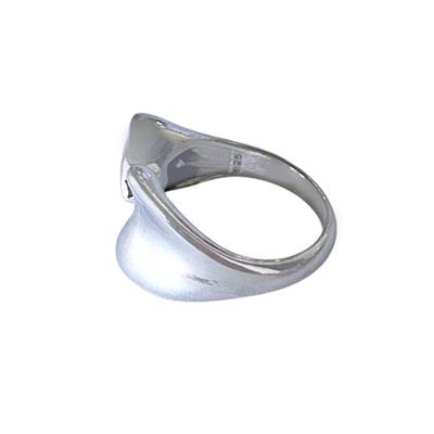 Düz Dövme Gümüş Yüzük