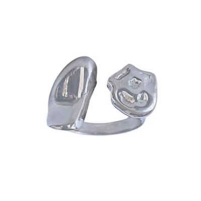 Düz Dövme Gümüş Yüzük