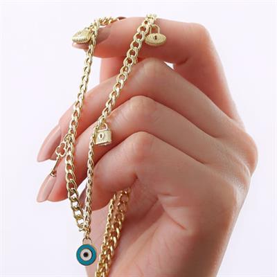 Gold Kaplama Gümüş Dilek Kolyesi