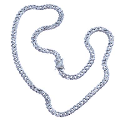 Gurmet Modeli 55cm Gümüş Kolye