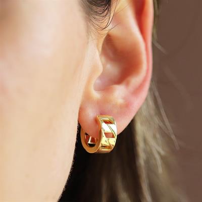 Gurmet Modeli Bombeli Gümüş Küpe