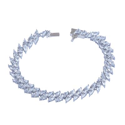 Icecut Taşlı Damla Gümüş Bileklik