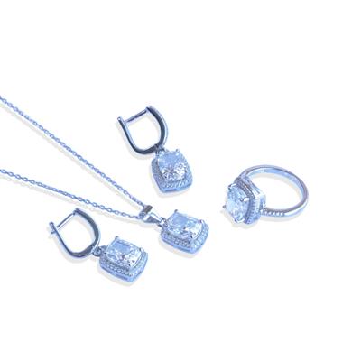 Icecut Taşlı Gümüş Set