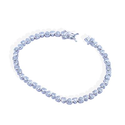 Kalpli Su Yolu Gümüş Bileklik