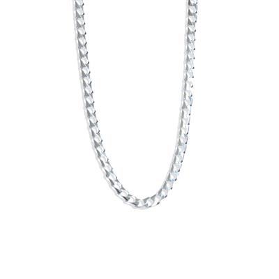 Kare Gurmet Modeli 5mm 65cm Gümüş Zincir