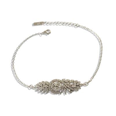 Krizet Taşlı Gümüş Bileklik