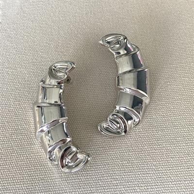 Kruvasan Çelik Küpe