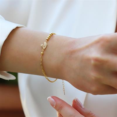 Kuğu Trend Gümüş Bileklik