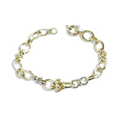 Küp Elips Hallow Gümüş Bileklik