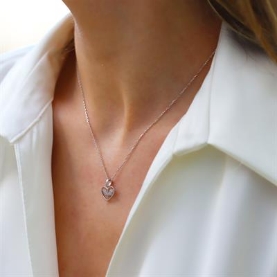 Mini Mikail Meleği Gümüş Kolye