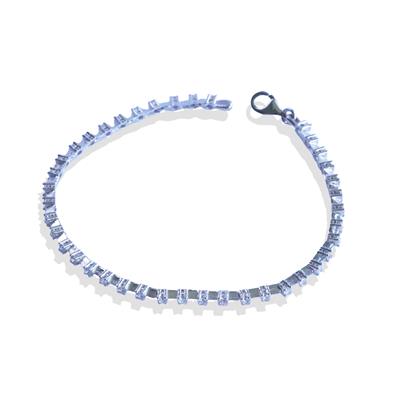 Mini Sıra Taşlı Starlight Diamond Gümüş Bileklik