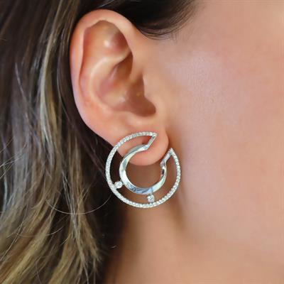 Msska Modeli Gümüş Küpe