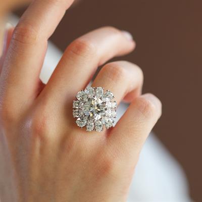 Okyanusun Kalbi Sky Diamond Gümüş Set