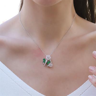 Renkli Bahar Gümüş Set 