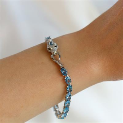 Sky Red Colleciton Serpent Creatif Gümüş Bileklik