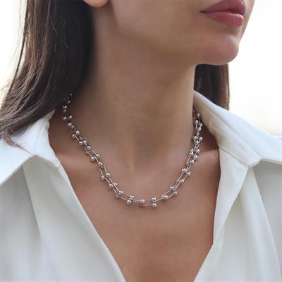 Tffny Model Gümüş Kolye