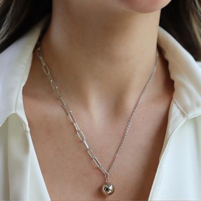 Top Trend Gümüş Kolye