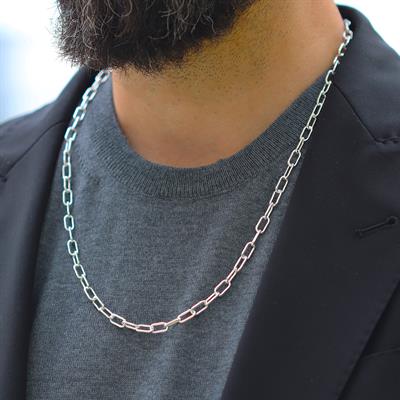 Trend Model 5mm 60cm Gümüş Zincir