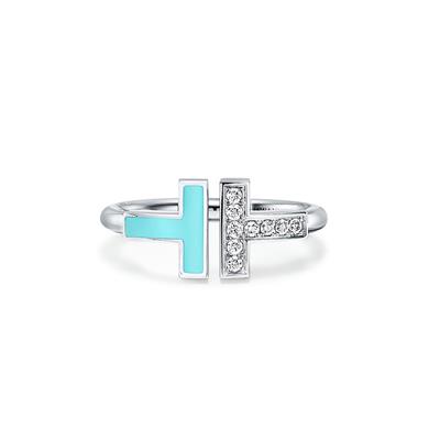 Turkuaz Mineli  T Gümüş Yüzük