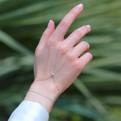 Yıldız Zirkon Taşlı Gümüş Şahmeran