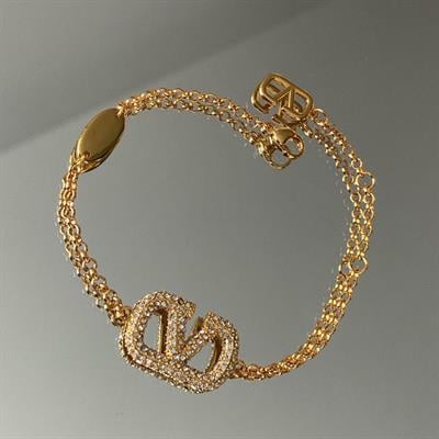 Zirkon Taşlı Gold Şık Çelik Bileklik