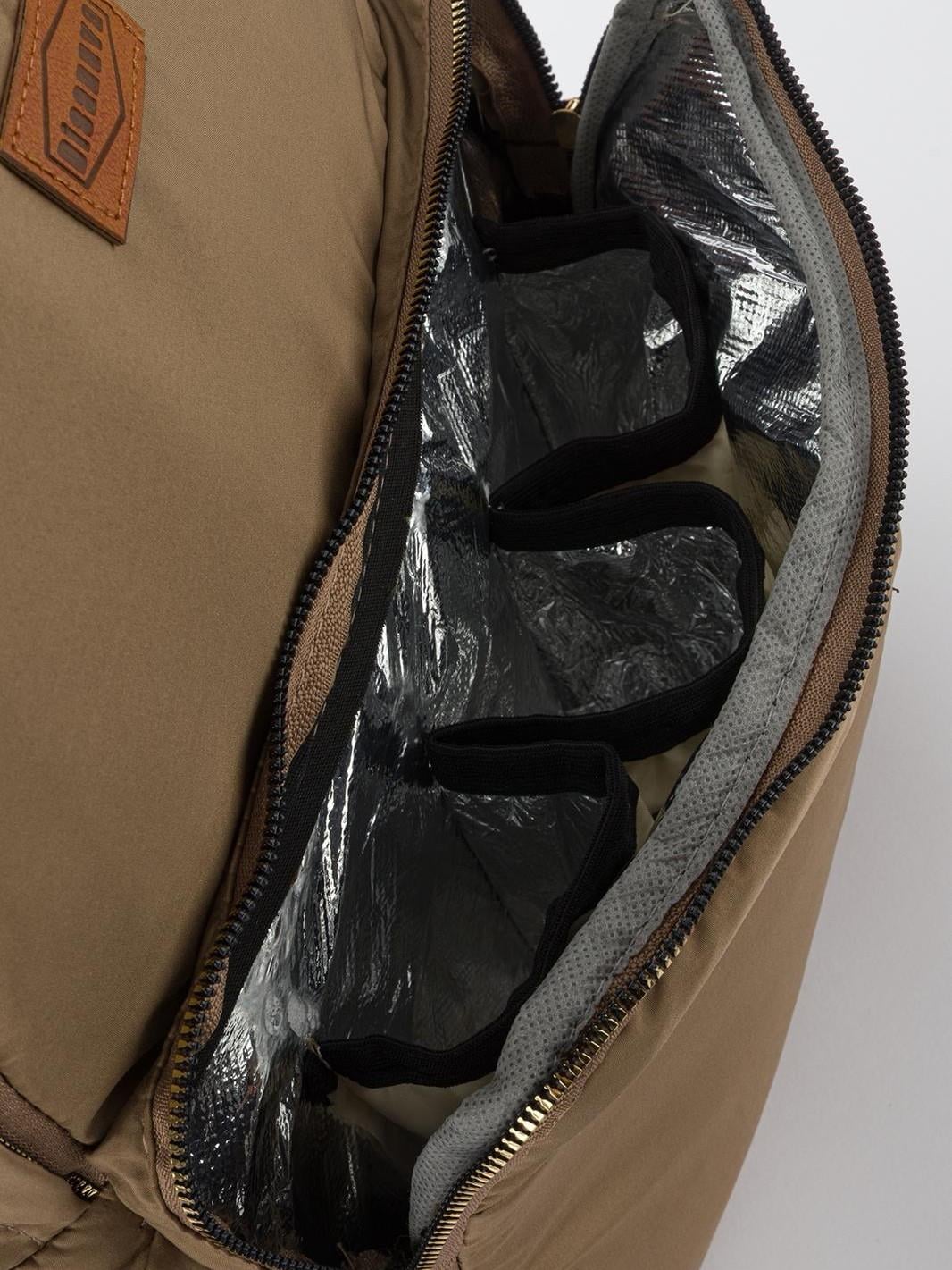 Bondit Kumaş Biberon Termos Gözlü Bebek Bakım Sırt Çantası