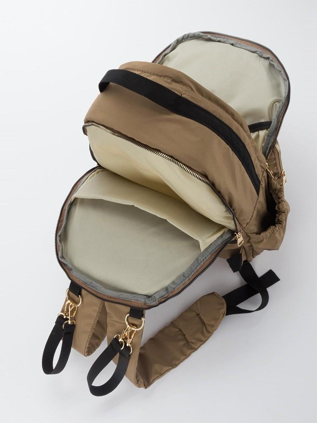 Bondit Kumaş Biberon Termos Gözlü Bebek Bakım Sırt Çantası