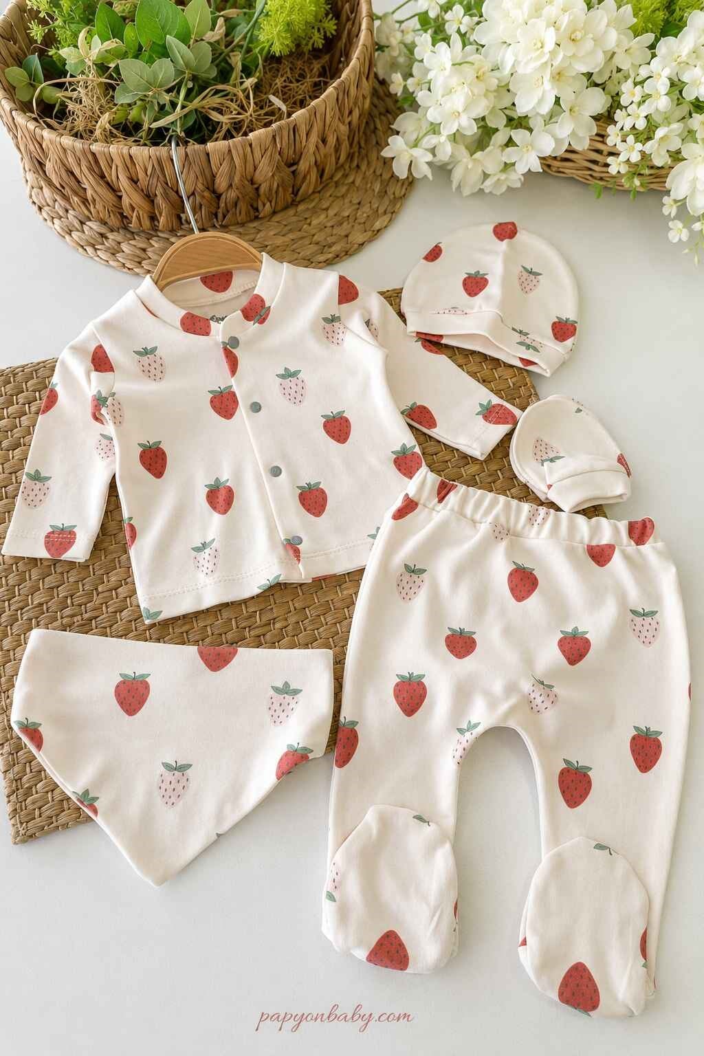 Kız Bebek Hastane Çıkışı & Zıbın Seti