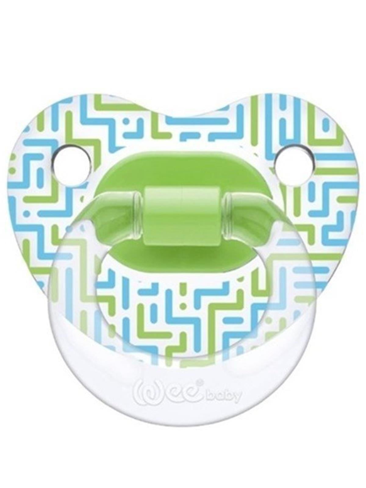 Şeffaf Desenli Damaklı Emzik No:2 (6-18 Ay)