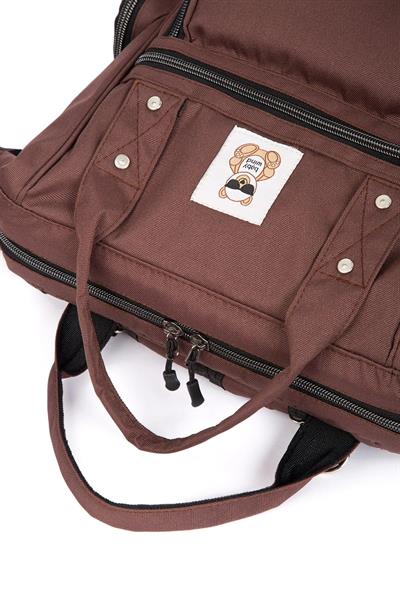 Bebek Bakım Sırt Çantası Termos Bölmeli Metal Kancalı Puset Askı Aparatlı Lüx Model