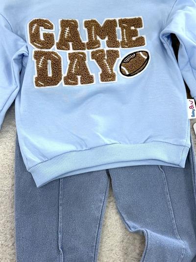 Süzene Game Day Nakışlı Erkek Bebek 2li Takım (6-9/9-12/12-18/18-24 Ay)