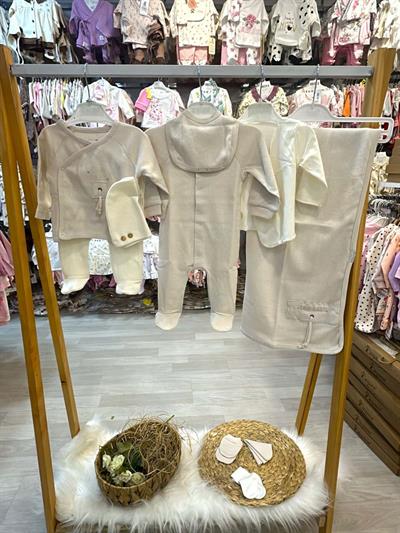 Natural Waffle Yenidoğan Erkek Bebek 10lu Hastane Çıkış Seti (Video Açıklamada)