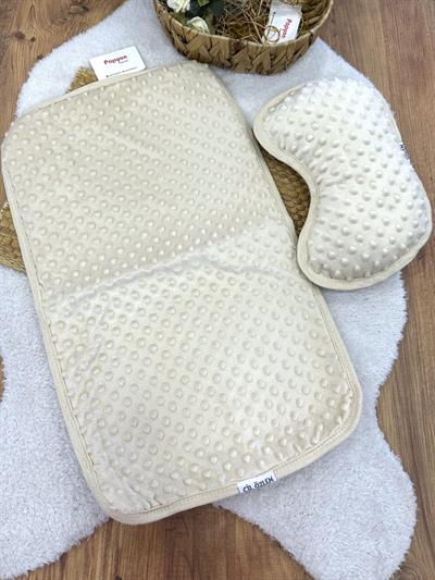 Düz Renk Nohut Alt Açma Yastık Set