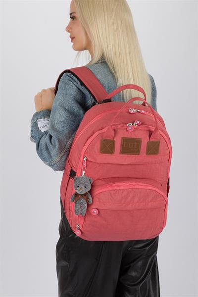 Anne Bebek Bakım Sırt Çantası Biberon Termos Gözlü Puset Askılı