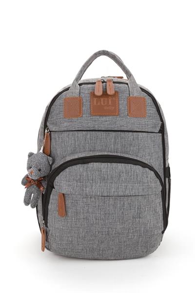 Anne Bebek Bakım Sırt Çantası Biberon Termos Gözlü Puset Askılı