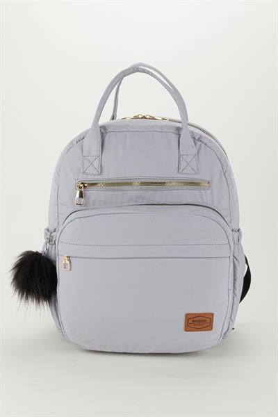 Bondit Kumaş Anne Bebek Bakım Sırt Çantası Biberon Termos Gözlü