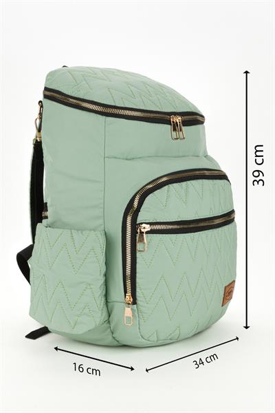 Gogo Bondit Kumaş Biberon Termos Gözlü Bebek Bakım Sırt Çantası