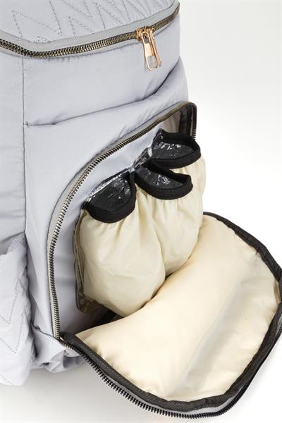 Gogo Bondit Kumaş Biberon Termos Gözlü Bebek Bakım Sırt Çantası