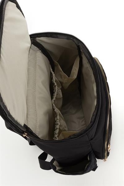 Gogo Bondit Kumaş Biberon Termos Gözlü Bebek Bakım Sırt Çantası