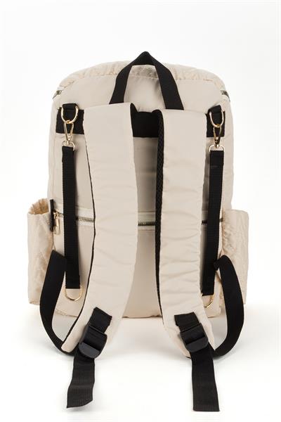 Gogo Bondit Kumaş Biberon Termos Gözlü Bebek Bakım Sırt Çantası